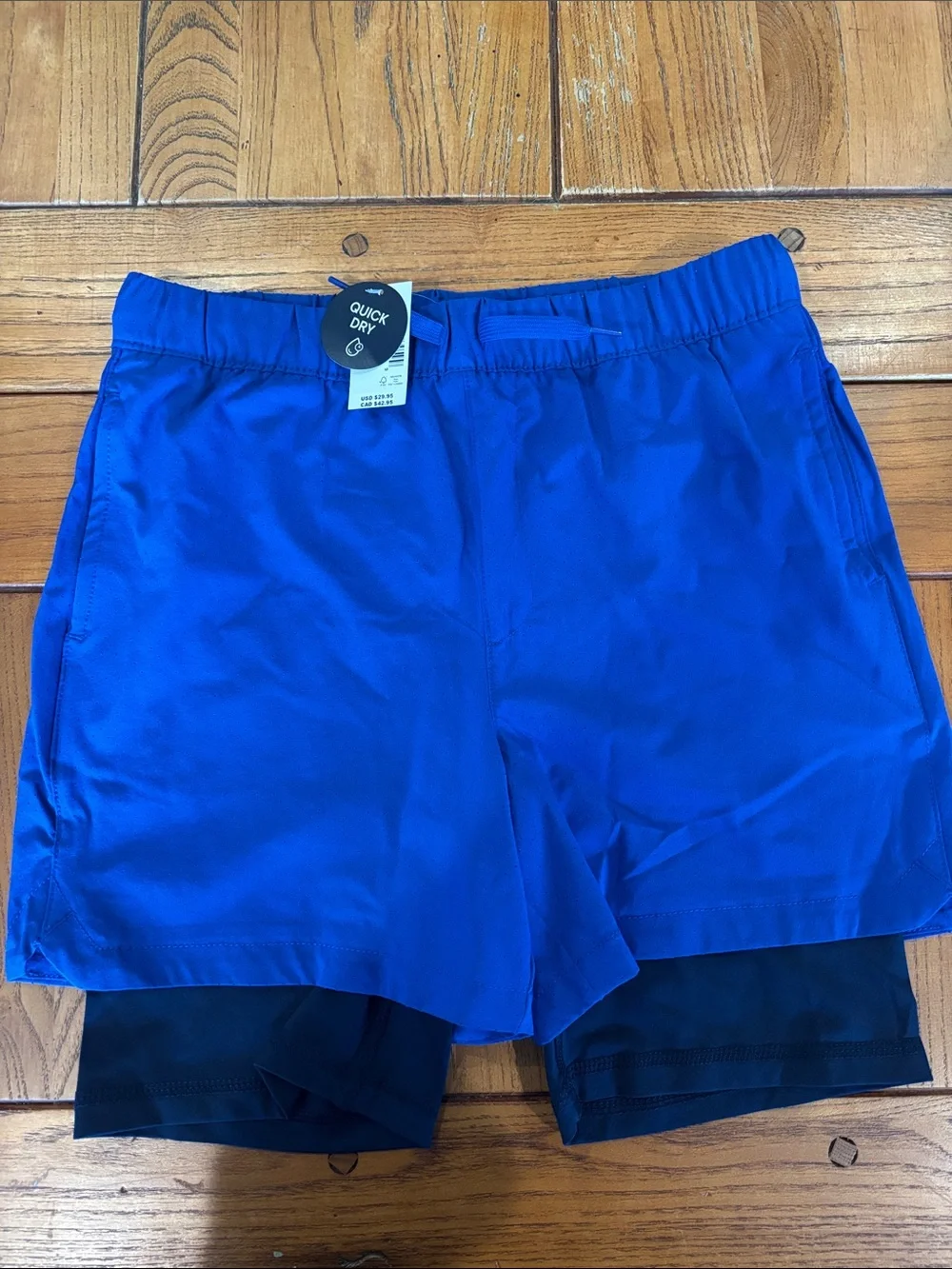 The Children's Place Quick-Dry Royal Blue Kids' Athletic Shorts